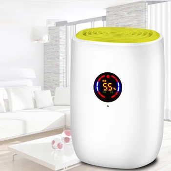 

800ML Air Dehumidifier Purifier LCD Display Screen Moisture Absorbent Machine Low Noise Power Saving with Auto-Off Led Indicator