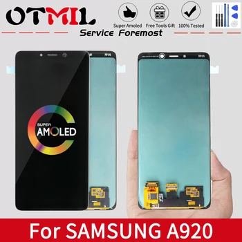 

Super AMOLED 6.3" LCD For SAMSUNG A920 LCD Touch Screen Digitizer For SAMSUNG Galaxy A9 2018 LCD A920F A920FD A920 Display