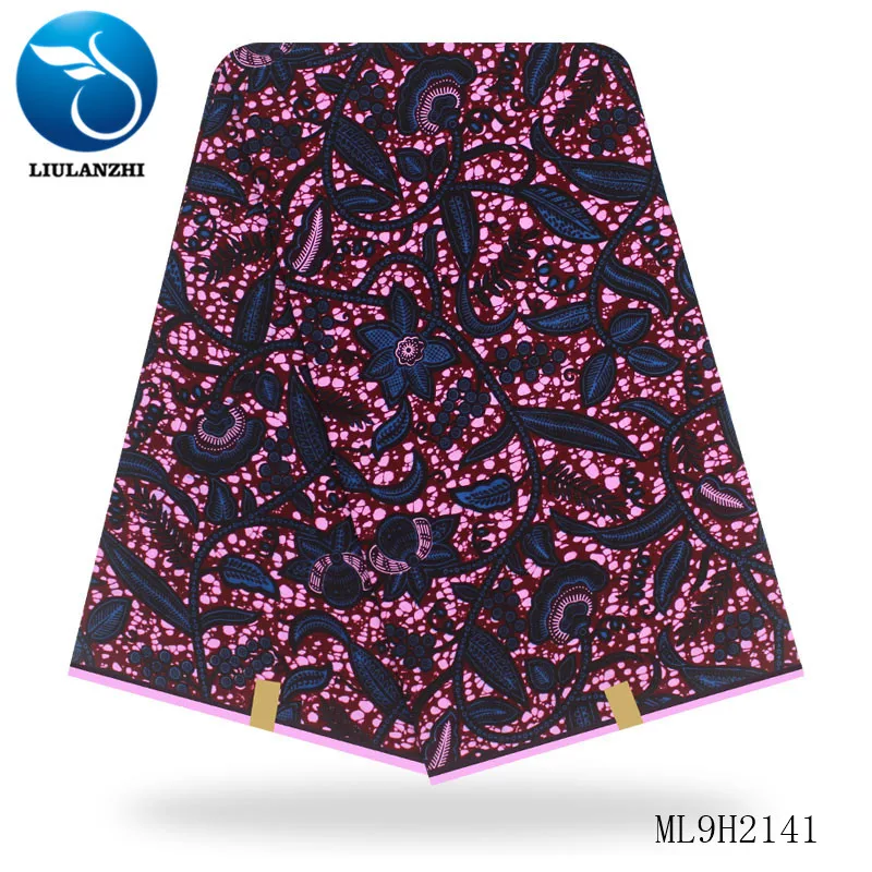 LIULANZHI хлопок африканская вощеная ткань принтом Горячая принты воск Анкара ткань для платья принты хлопок Tissu ML9H2131-42