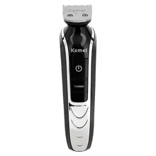 6 в 1 триммер для волос титановая машинка для стрижки волос tondeuse cheveux триммер для волос мужские Инструменты для укладки станок для бритья резка электрическое Бритье