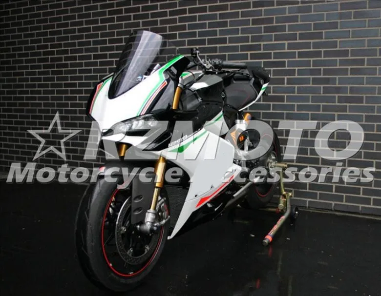 Литье под давлением ABS Обтекатели подходит для DUCATI 959 1299 Panigale 15 16 17 18 на заказ Красный Зеленый Белый