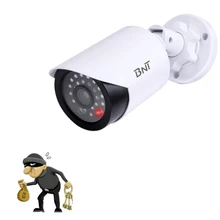 Наружная поддельная камера-пуля, мигающая Светодиодная лампа для наблюдения, пустышка, водонепроницаемая камера безопасности, имитация CCTV, внутренняя поддельная камера