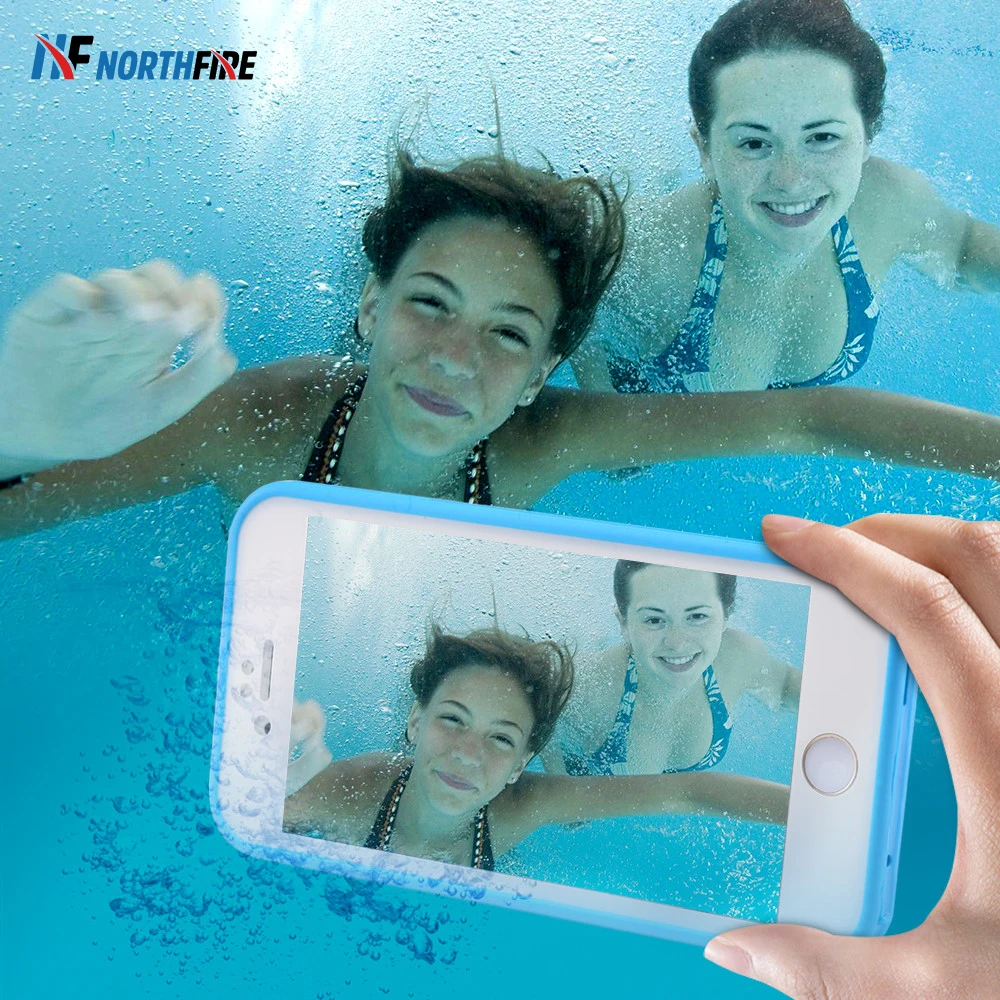 Водонепроницаемый чехол для iPhone X XS Max XR 6 7 360 дюймов | Мобильные телефоны и