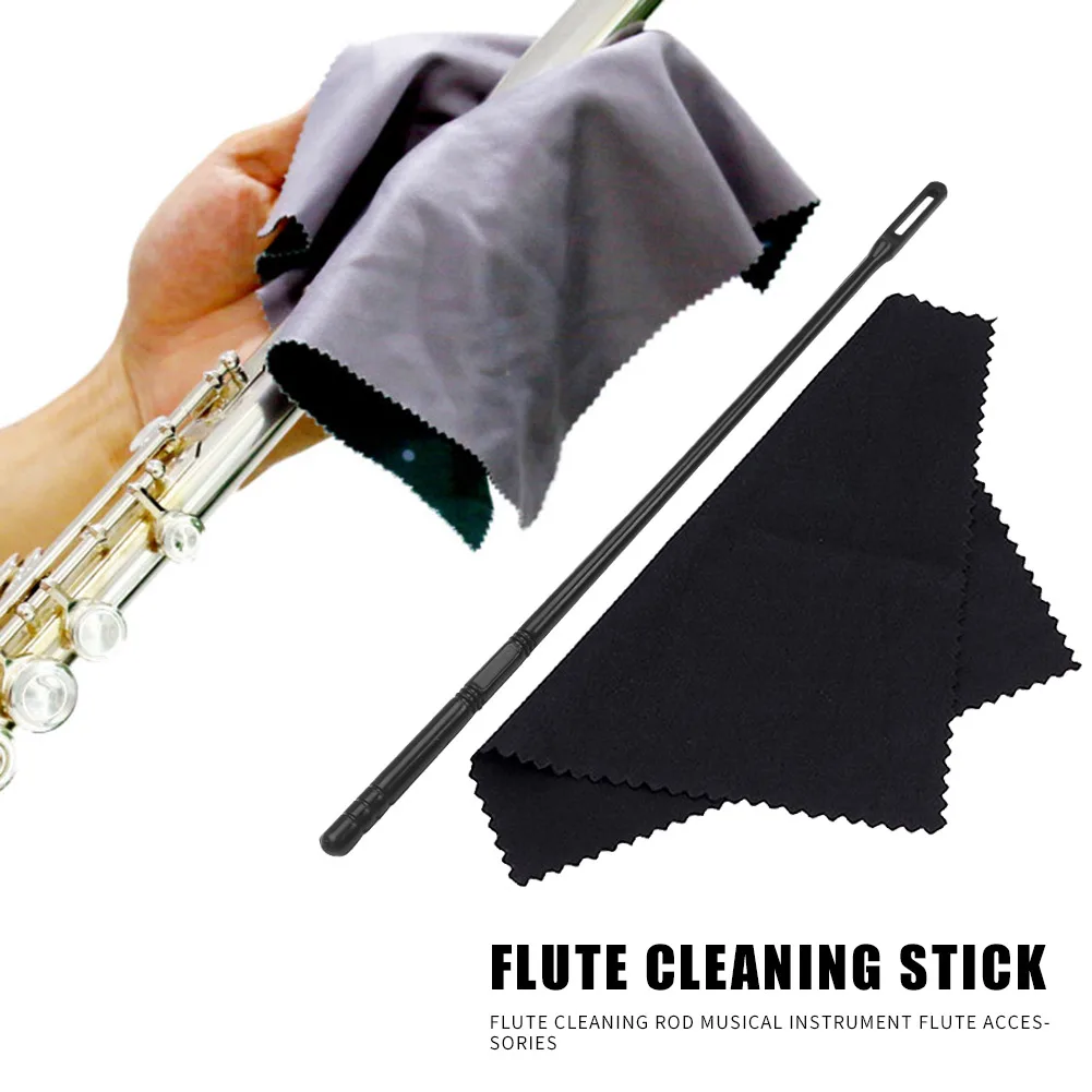 Instrument Clinic Flute Cleaning Rod with 5 Pack of Disposable Cleaning Swabs Instrument Clinic Flute Cleaning Rod with 5 Pack of Disposable Cleaning Swabs