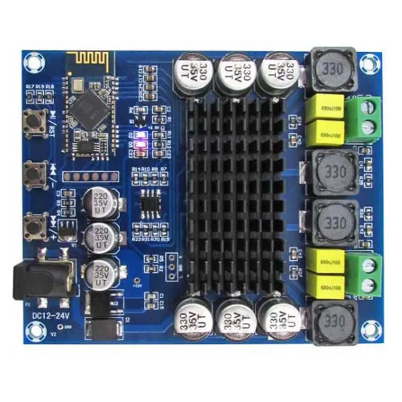 XH-M548 Bluetooth двухканальный 120 Вт + TPA3116D2 плата цифрового усилителя мощности |