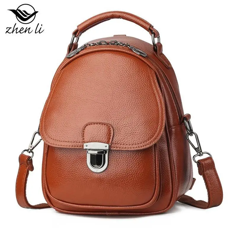 Zhenli в настоящее время весна стиль Европа и Америка Стиль PU Сумочка оболочка Сумка машинный шов через границу рюкзак