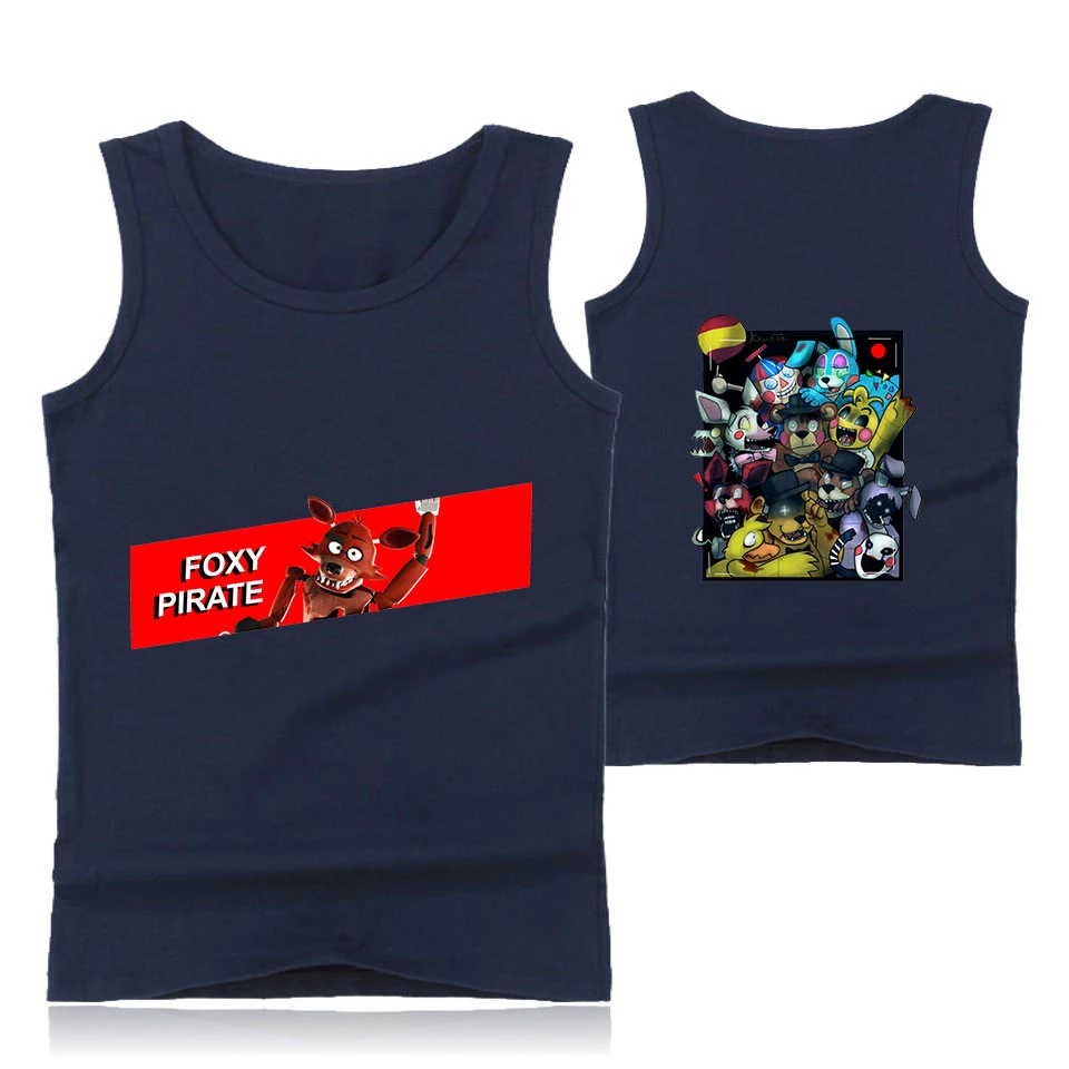 Five Nights at Freddy harajuku Gyms, майка без рукавов для тренировок, Мужская одежда для бодибилдинга, спортивный жилет, мужские майки