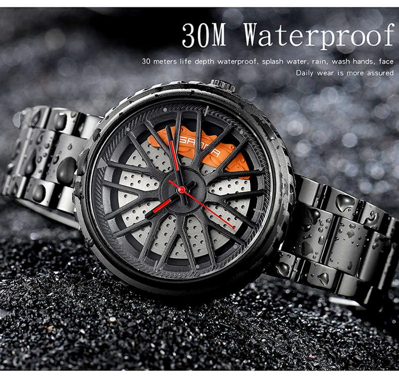 SANDA Новые мужские модные кварцевые часы мужские часы лучший бренд класса люкс полностью стальные водонепроницаемые наручные часы Relogio Masculino