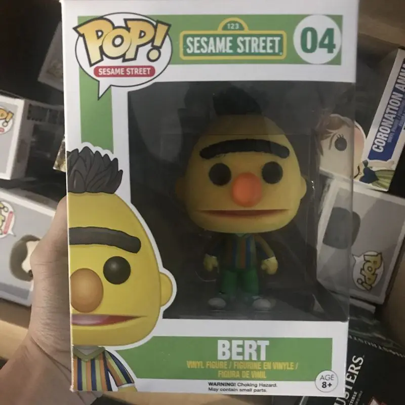 Эксклюзивный официальный Funko pop Улица Сезам-Эрни и Берт стекались виниловые