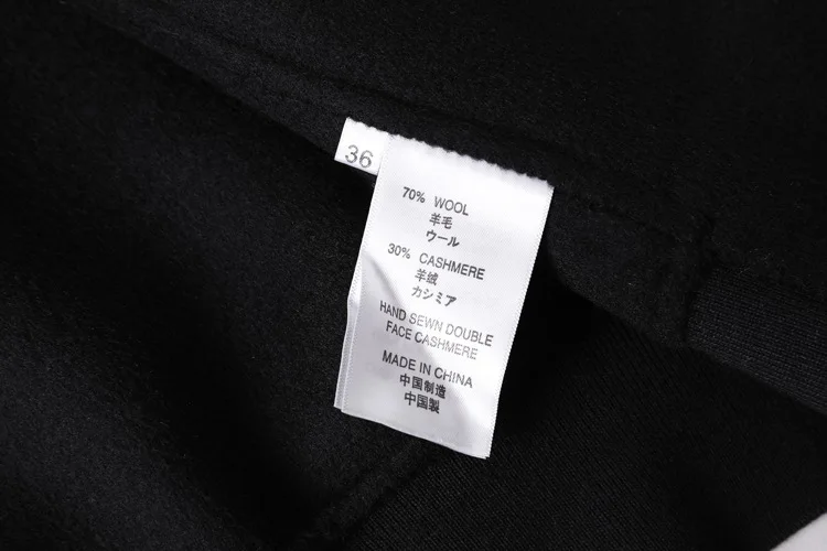Shuchan 30% кашемир+ 70% шерстяное пальто и куртки женские зимние теплые корейские пальто однотонные с круглым вырезом на молнии повседневные свободные