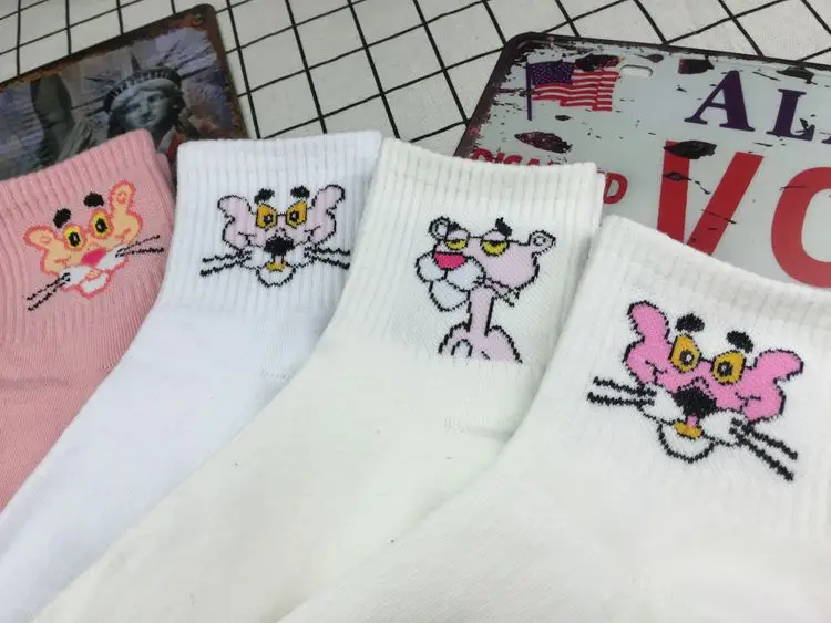 Harajuku/милые Короткие Носки с рисунком; хипстерские Носки для скейтбординга; забавные женские модные короткие носки с героями мультфильмов для женщин
