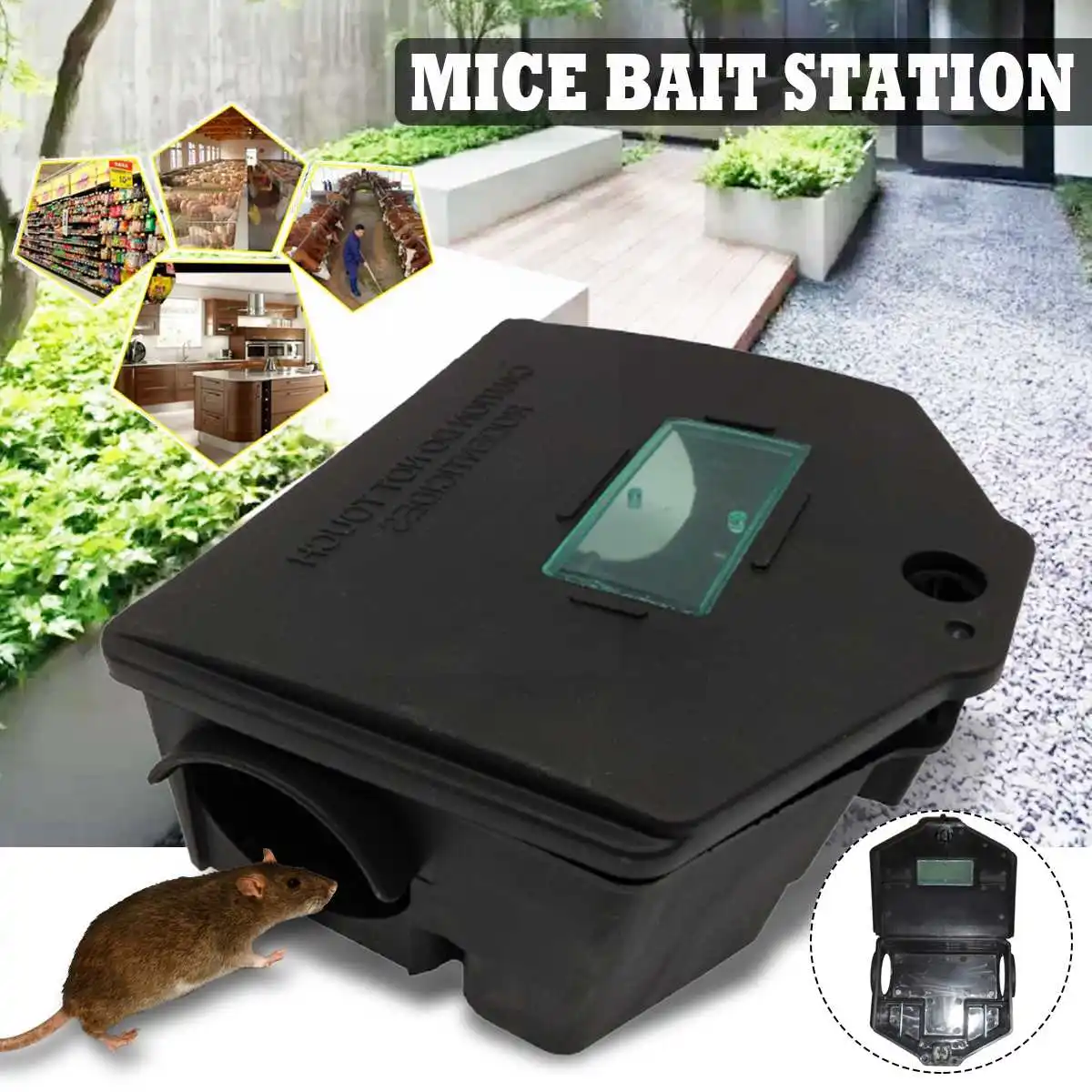 Бытовая ловушка для мыши многоразовая ловушка для мыши ловушка для Крыса мышь мышей грызунок приманка блок станция ловушка