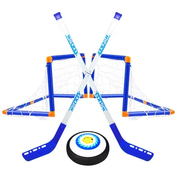 

Gift Electric Ice Hockey Set Entertainment Interactive Mini Children Toy Intelligent Development Goal Removable Suspension Ball