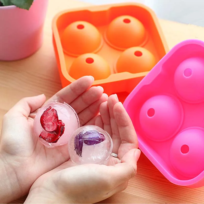 

Summer Cool Cube Ball Round Shape Maker Brick Round Bar Accessiories High Quality Random Color Ice Mold Home Beer Kitchen Tools