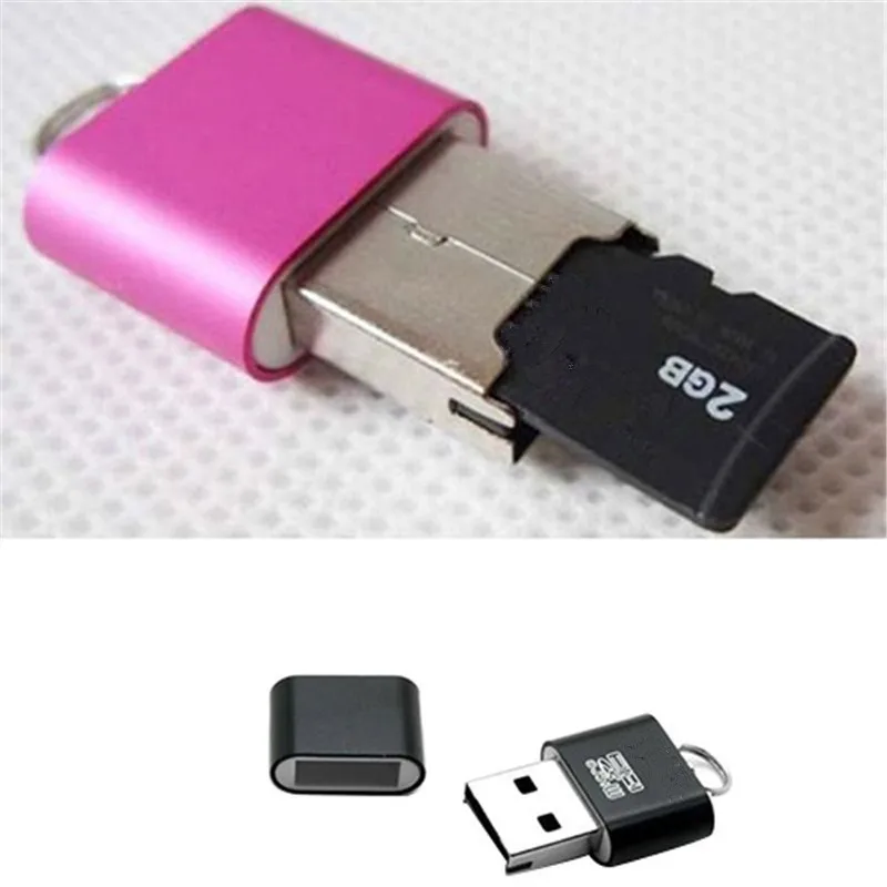 Портативный мини USB 2,0 Micro SD TF T-Flash считыватель карт памяти адаптер флэш-накопитель SD флэш-память