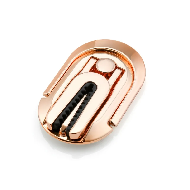 rose gold Автомобильный держатель для телефона многофункциональный Овальный Универсальный кронштейн для мобильного телефона Универсальный Автомобильный держатель для телефона - Цвет: rose gold
