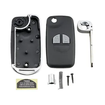 

For Suzuki Swift Grage Vitara Alto 2 Buttons Flip Folding Car Key Case Shell Upgrade Remote Key