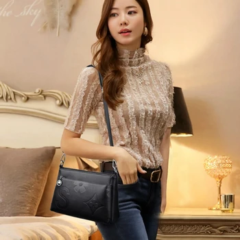 

Louis Brand Ladies Flower Pattern Tote Package High Quality Crossbody Bags Female Fashion Single Shoulder Bags Hand Bags CC GG
