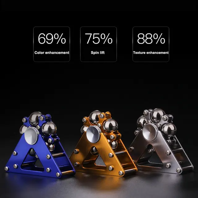 New Fidget Spinner Metal Antistress Hand Spinner Adult Toys Kids Anti-stress Spinning Top Gyroscope Stress Reliever Children Toy 4