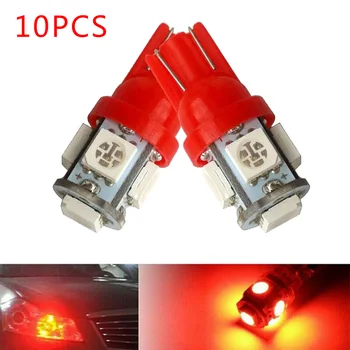 

LED Lights Blubs​ Bright Bulb Red 194 168 2825 5050 5SMD 1000K 50MA 12V-DC