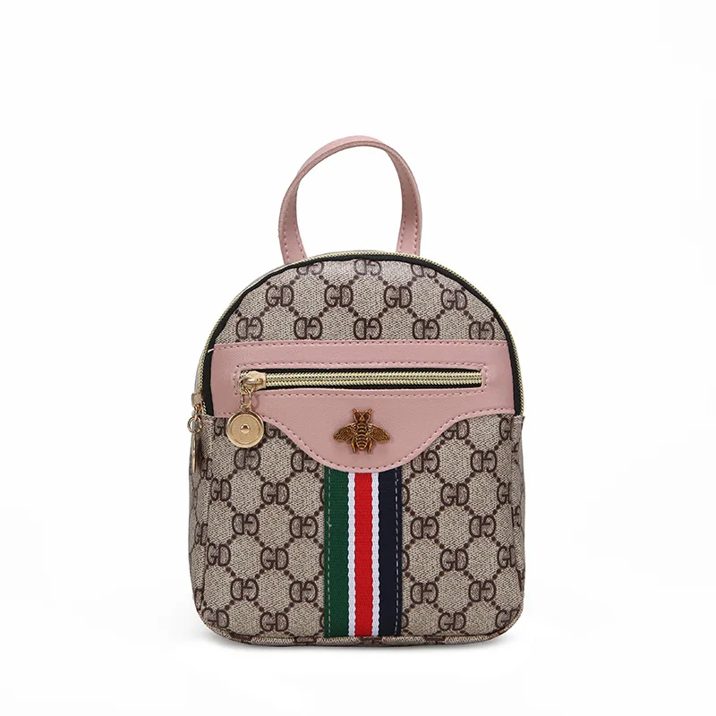 

Sheng chuang Beauty 2019 Summer Matching Color Bees Vintage Hand Shoulder Cross-body Women's Shoulder Students Small Bookbag