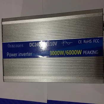 

Osxcaues Power Inverter converter 3000Watt 24VDC to 120VAC Pure Sine Wave