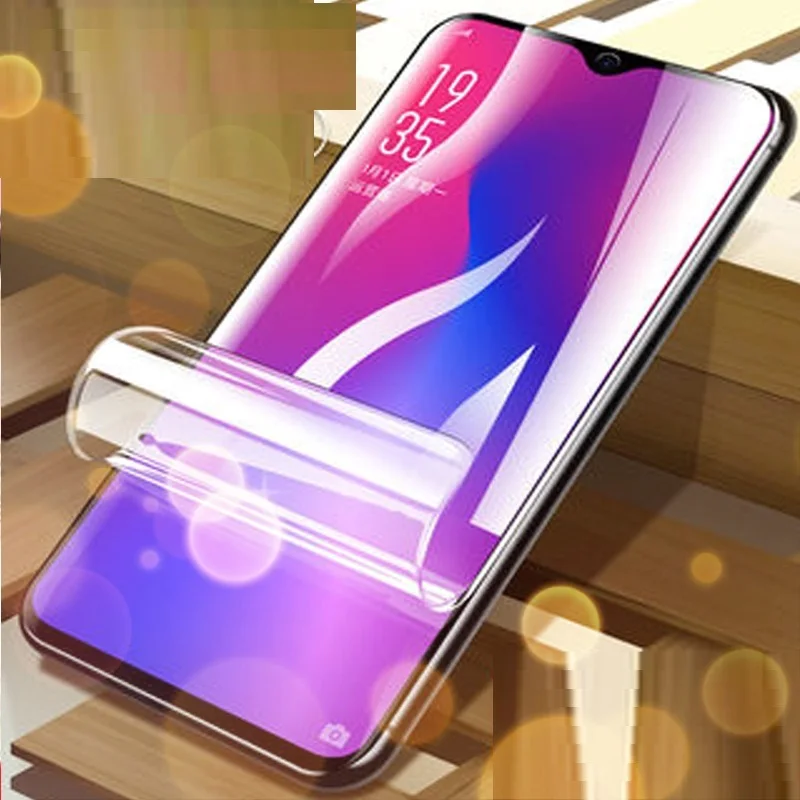 Гидрогелевая пленка для oppo F9 F11 Pro V17 A3 A5 A9 2020 A5s Защита экрана Realme 3 Reno 2 6 4 защитная