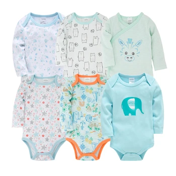 

2020 Baby Boy Clothes Bodysuits Overalls Roupas Bebe De Unisex 0-12M Baby Bodysuits Cartoon Long Sleeve Infant Jumpsuit