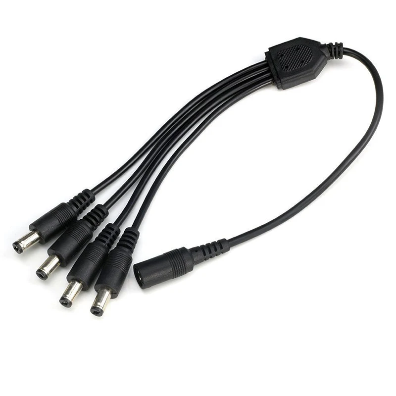  ZOSI DC 1 To 4 Power Splitter Cable BNC Connector Cable for CCTV Kit Security Cameras Video Surveil - 32482970385