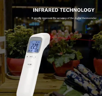 

Forehead Non Contact Infrared Baby Thermometer LCD Body Temperature Fever Digital IR Measurement Tool Gun for Baby Adult