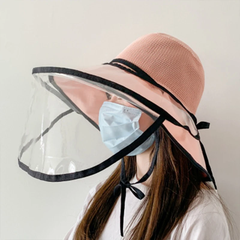 

JULY'S DOSAC Women Anti-sun Protective Hat Windproof Dust Prevent Anti-saliva Cap Fisherman's Hat Spring Summer