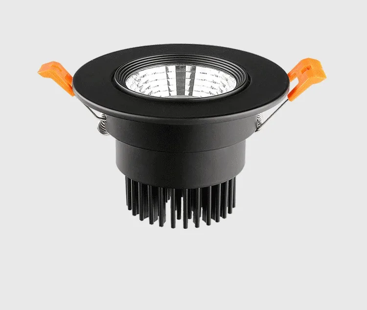 射灯黑色嵌入式led天花灯具牛眼灯客厅吊顶筒灯COB洞灯7公分5W12W-tmall_01_21