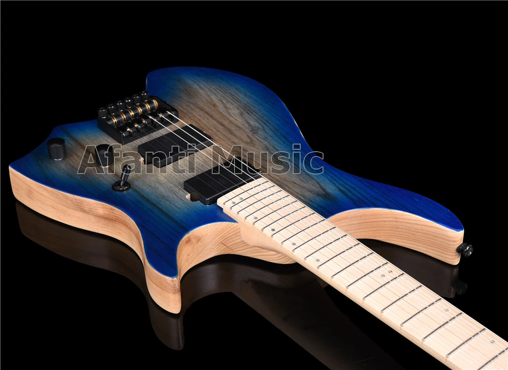 Afanti музыкальная фабрика Безголовый стиль Ash Body Электрогитара(AWT-728