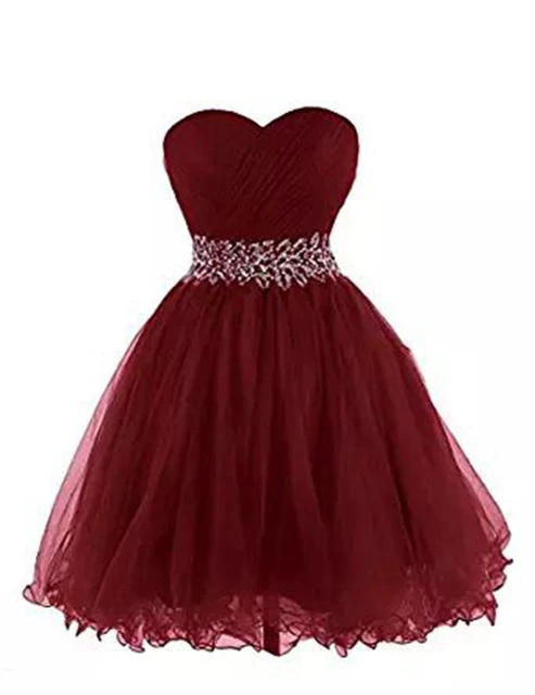 Angelsbridep Sweetheart Short/mini Homecoming Dress For Graduation  Sweetheart Tulle Brading Waist Special Occasion Party Gown - Homecoming  Dresses - AliExpress