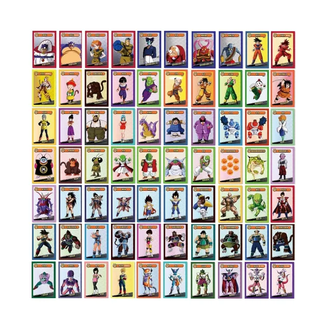 2021 New Anime Dragon Ball Superhero Son Goku Vegeta IV Anime Figures Cards Limited Collection Toy