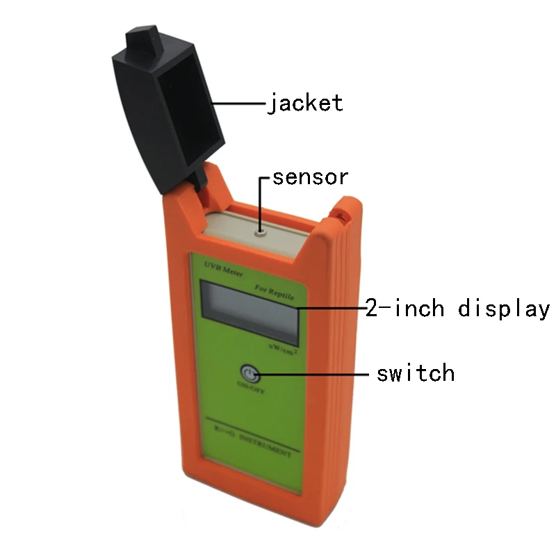 HOT-RGM-UVB UVB Tester High Accuracy UVB Detector UVB Test Instrument for Reptile UVB Meter Luminosity Measurement Tool 3