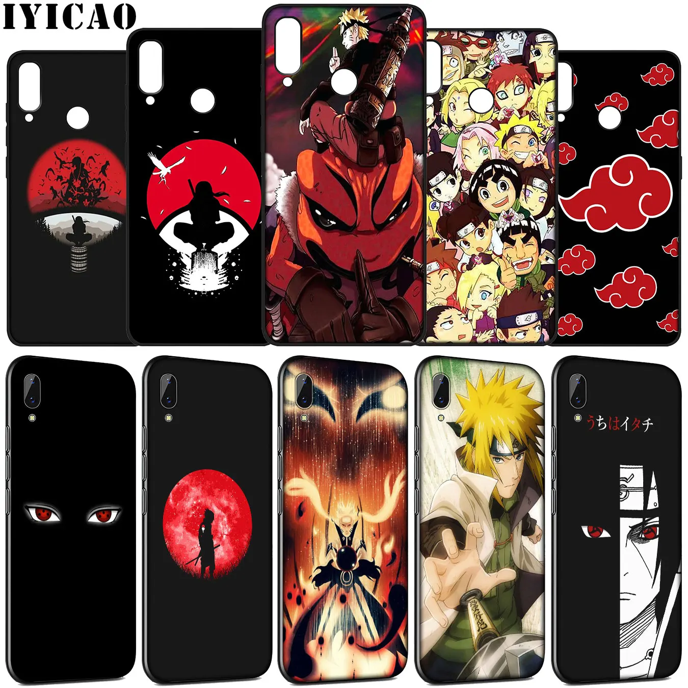 Мягкий чехол Kakashi Naruto Sasuke для Huawei Y9 Y7 Y6 Prime 2019 2018 Honor view 20 8C 8X 8 9 9X 10 Lite 7C 7X 7A Pro |