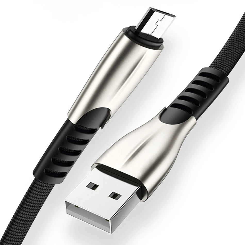 Black For Type C Usb type-C кабель для samsung S10 huawei P30 Pro Быстрая зарядка type-C кабель для зарядки мобильного телефона USB C кабель для iphone 11Pro Max - Цвет: Black For Type C