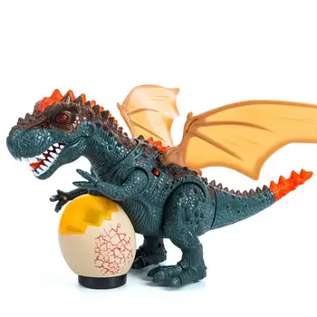 

1Pc Electric Kids Walking Dinosaur Toys T-Rex Models with Light Sound Child Gifts New