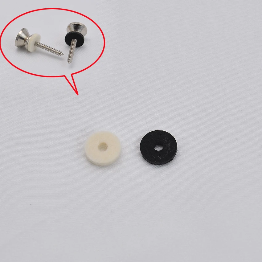 1 Piece Electric Guitar Bass Shoulder Strap Buttons Felt Washers Spacers Wholesale Parts KR(Origin) | Спорт и развлечения