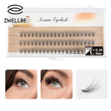 Норковые ресницы 3D накладные ресницы толстые крест-накрест Макияж Наращивание ресниц натуральный объем красота наращивание ручной работы Поддельные ресницы