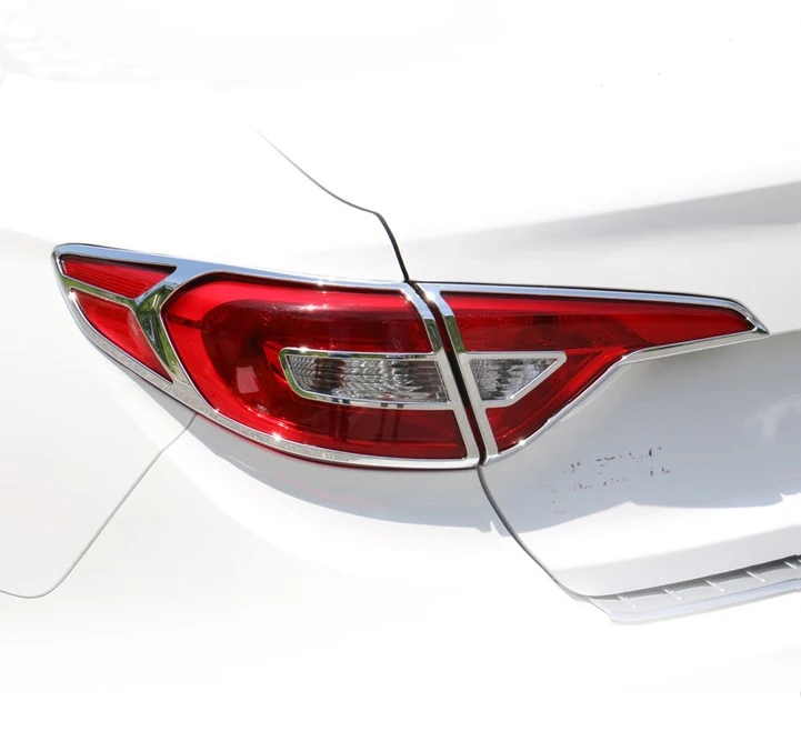 Для hyundai Sonata MK9 ABS хромированный задний светильник задняя рамка крышка лампы литье