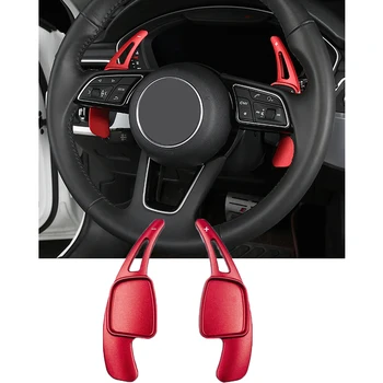 

For Audi A3 A4L A5 A6 Q7 TT TTS Steering Wheel Shift Paddle Extension Shifters Replacement Cover Sticker Interior Auto Parts