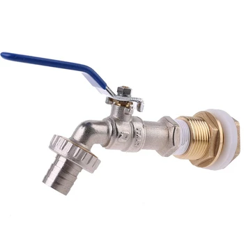 

Tap Wire IBC Tank Adapter Tap Brass for Home Garden Irrigation