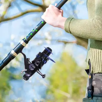 

5.1:1 Spinning Fishing Reel Front Rear Dual Brake System Metal Head T-shaped Handles Carp Fishing Tackle Accessories