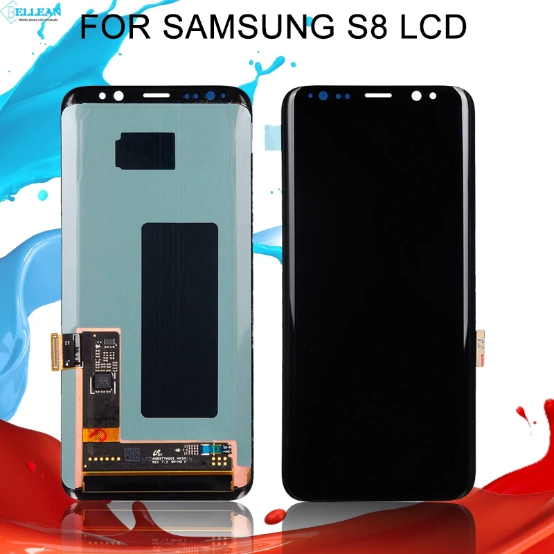 Catteny Super Amoled для Samsung Galaxy S8 LCD G950F G950 Lcd кодирующий преобразователь сенсорного