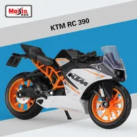Maisto 1:18 KTM RC 390 640DUKE II 450 SX-F, aleación de Metal, motocicleta de carreras de carretera, modelo B349 fundido a presión