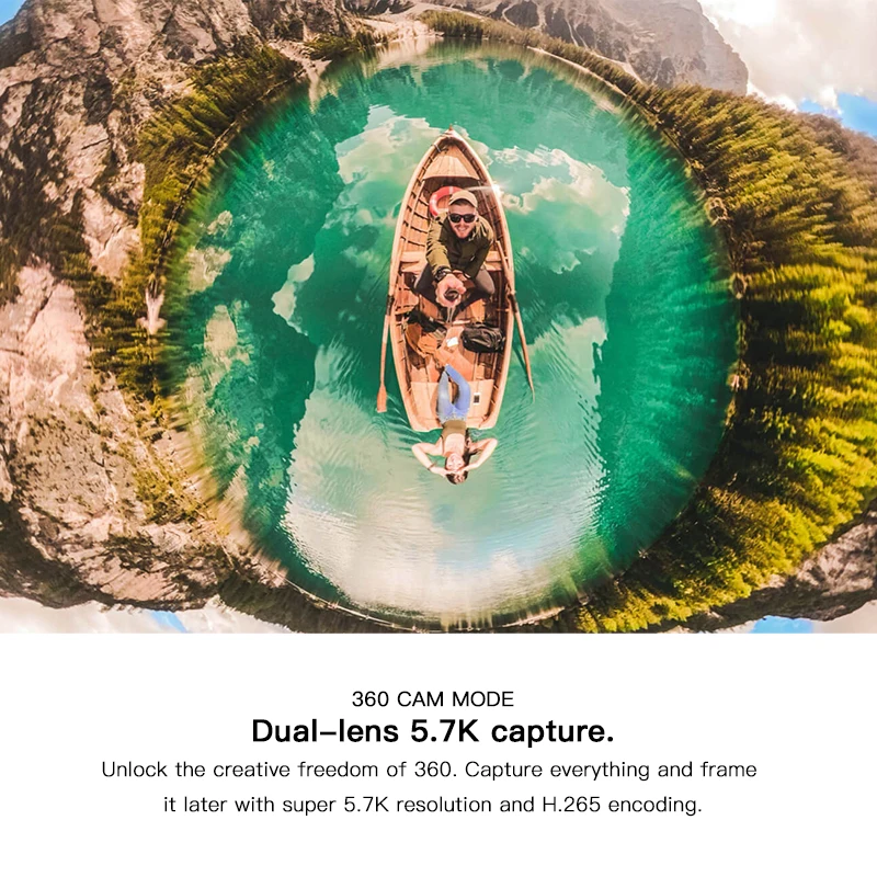 Insta360 One X2 360 Action Camera 5.7K VR Video 10M Waterproof Insta 360 One X2 Pocket Panorama Underwater Helmet Pro Sport Cam-4