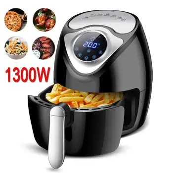 

1300W 2.6L Air Fryer Smoke-free Electric Frying Pan Touch Screen Fries Machine Smart Fryer for French fries
