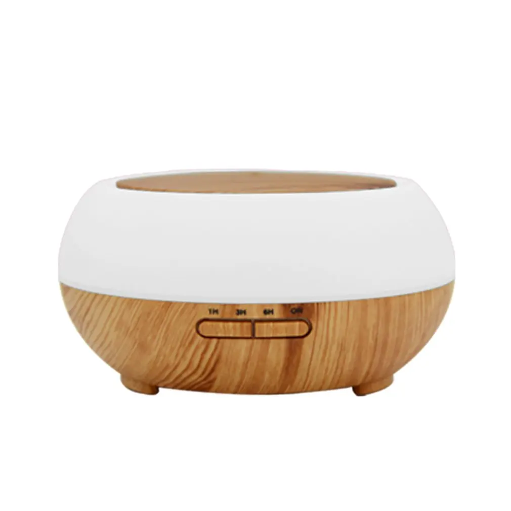 

Ultrasonic 400ML Wood Grain Essential Oil Aromatherapy Machine Humidifier Home Office Bedroom Diffuser